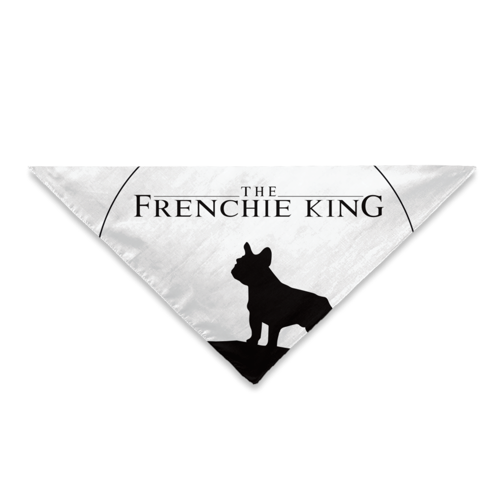 The Frenchie King: Full Circle Print Pet Bandanas