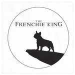 The Frenchie King: Full Circle Print Pet Bandanas