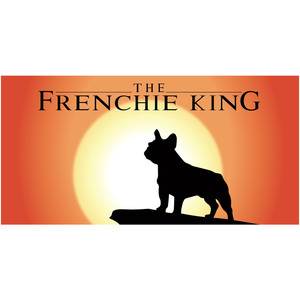 The Frenchie King: Canvas Posters