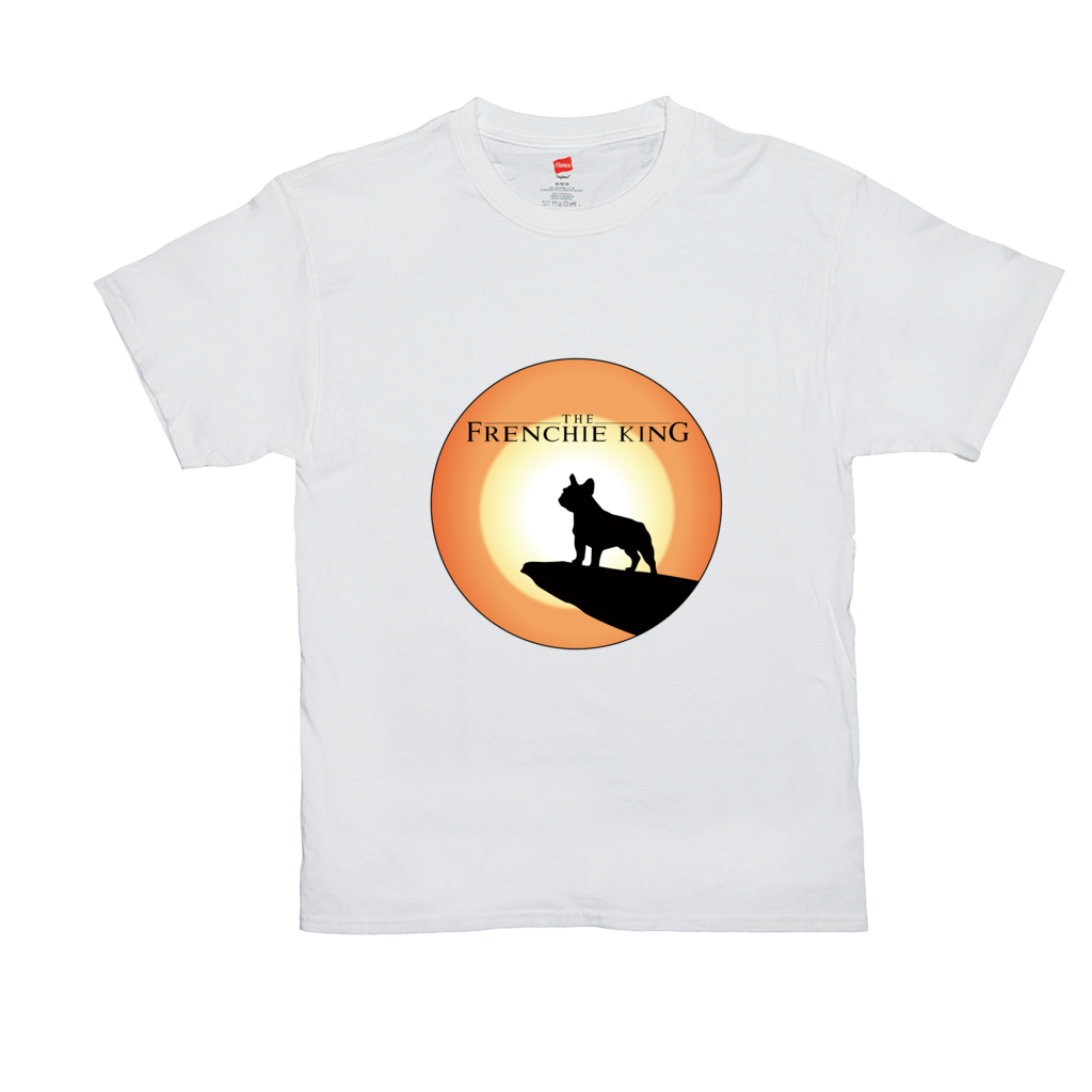 The Frenchie King: T-Shirts - Full Circle Color (unisex)