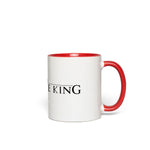 The Frenchie King: Colored Accent Mugs