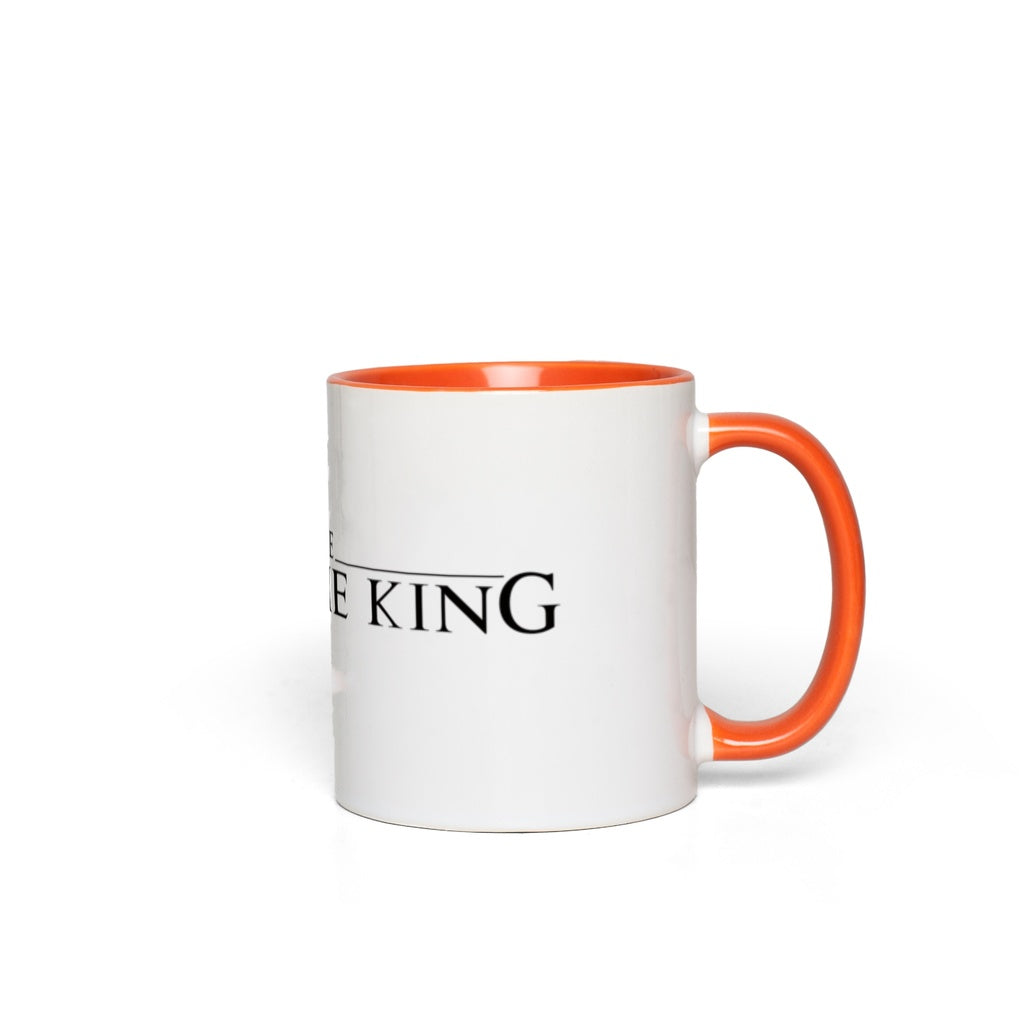 The Frenchie King: Colored Accent Mugs