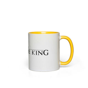 The Frenchie King: Colored Accent Mugs