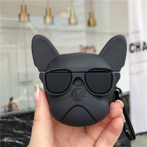 Fashionable Frenchie Protective Airpod Case