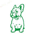 Seated French Bulldog Vinyl Decal