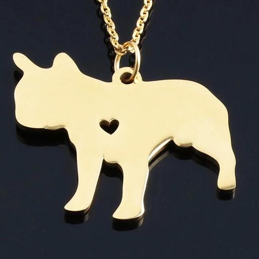 Heart of a Frenchie Pendant Necklace