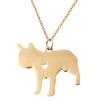 Heart of a Frenchie Pendant Necklace