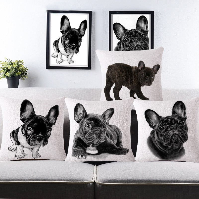 Puppy Eyes Portrait Pillow Covers (multiple designs)