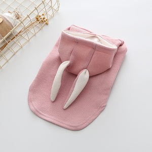 Knit Bunny Ears Hoodie