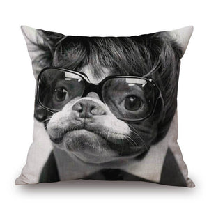 Black, White and Cute All Over Portrait Pillow Covers (multiple designs)