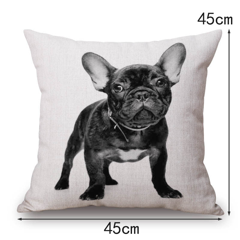 Black, White and Cute All Over Portrait Pillow Covers (multiple designs)