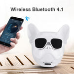 Mini French Bulldog Portable Wireless Bluetooth Speaker