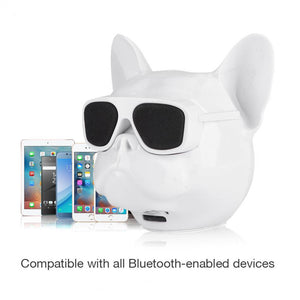 Mini French Bulldog Portable Wireless Bluetooth Speaker