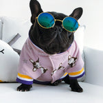 Party Print Athletic Style Frenchie Jacket