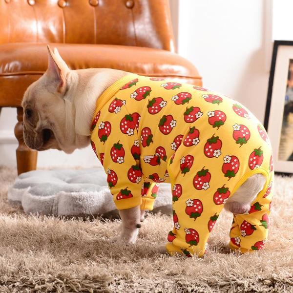 Strawberry Fields Frenchie Loungewear Jumpsuit