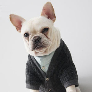 Mr. Frenchie Wool Cardigan