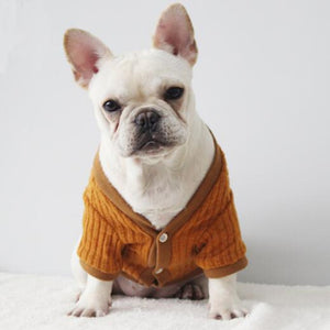 Mr. Frenchie Wool Cardigan