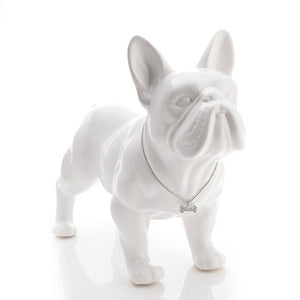 Ready To Run French Bulldog Ceramic Statue