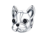 Frenchie Face Pandora Bracelet Charm