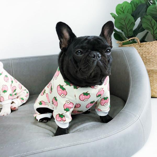 Strawberry Fields Frenchie Loungewear Jumpsuit