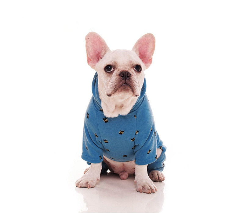 French Bulldog Clothes Winter Dog Hoodie T-shirt Poodle Schnauzer Pug Dog  Clothing Coat Outfit Frenchie Dog Costume Dropshipping - Dog Hoodies -  AliExpress